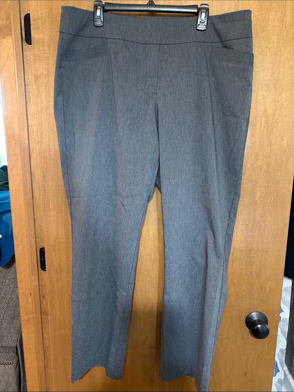 Women’s Gray Dress Pants - Straight Fit